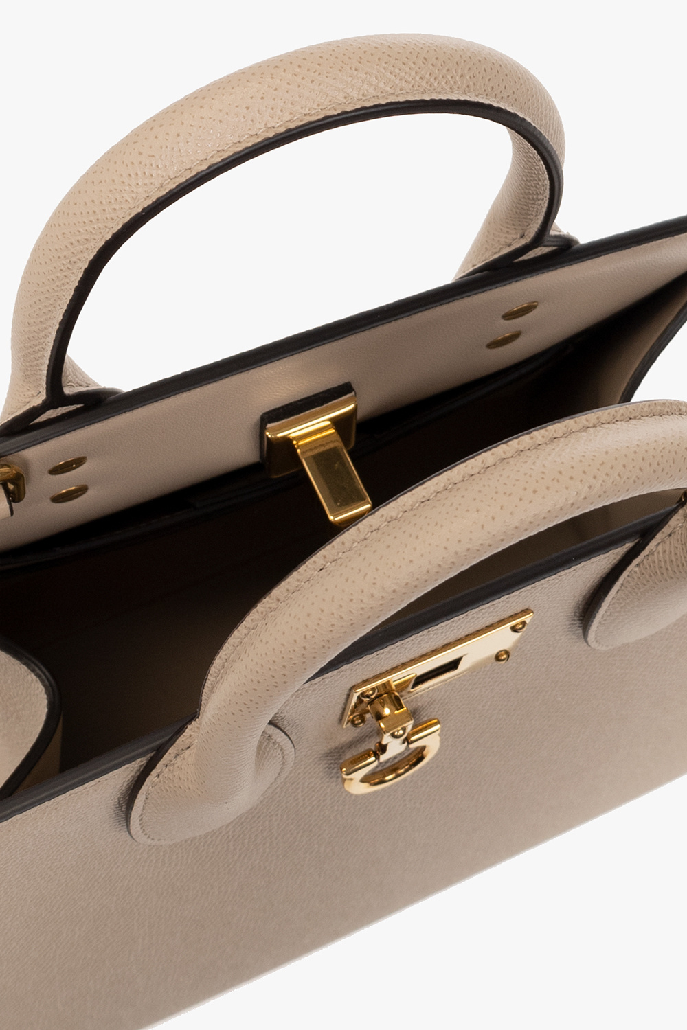 Beige 'Studio Box Mini' shoulder bag FERRAGAMO - Vitkac Canada